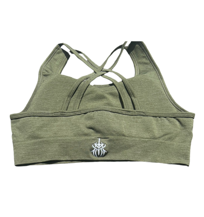 Aurora Sports Bra - Olive Green🫒