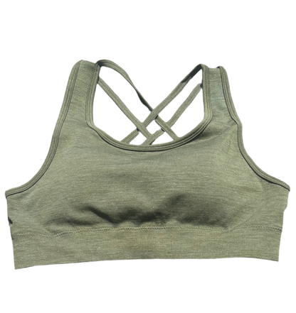 Aurora Sports Bra - Olive Green🫒