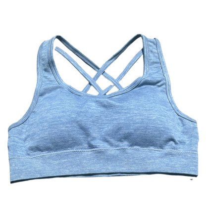 Aurora Sports Bra - Sky Blue🏙️